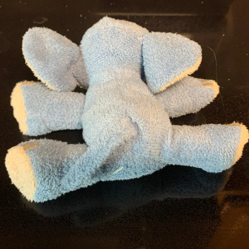 Blue baby elephant plush toy